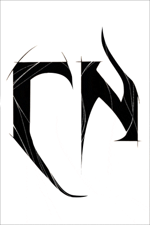 Logo en noir et blanc avec un C et un N